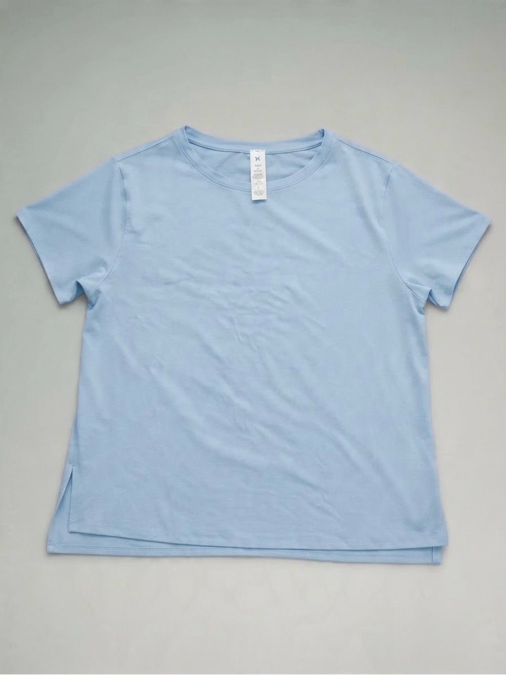 Marks & Spencer Pale Blue Short Sleeve Crew Neck Tee